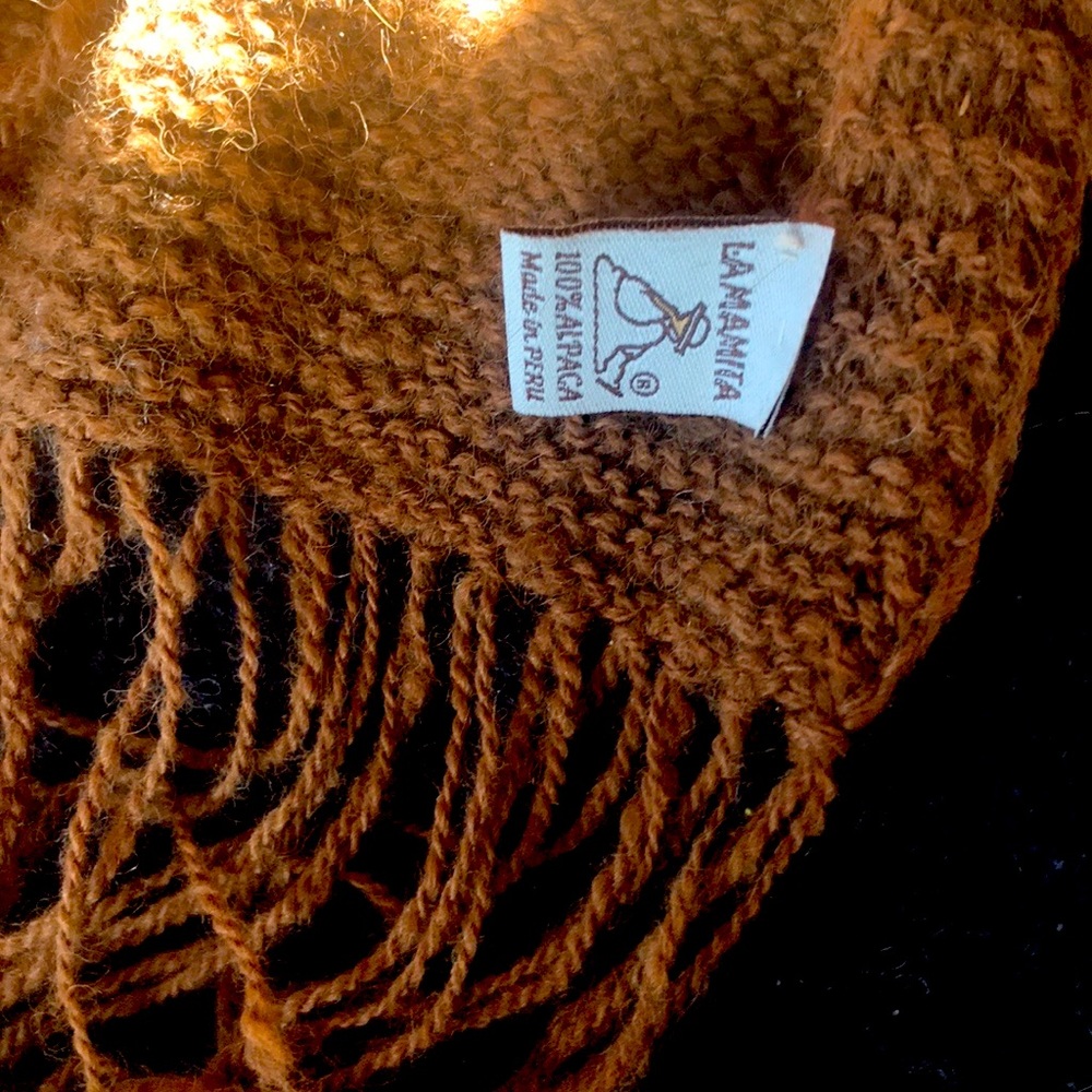 Alpaca winter scarf